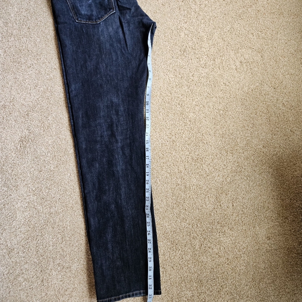 DL1961 Sz 34 Men's Dark Wash Russell Slim Straight Leg Jeans - Picture 9 of 15